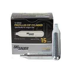 Case of 6 – Sig Sauer 12 Gram CO2 Cylinders (15 count) – Total 90 Wholesale Bulk