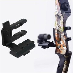 Aluminum Archery Scope & Dot Sight Bracket Mount For Recurve & Compound Bow