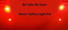 Razor controller and throttle Variable Speed Kit – Tail or Brake light AD ON KIT