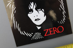 ZERO Skateboards Gothic Punk Souxie Banshees Z3A Vintage Skateboarding STICKER
