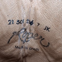 ROPER Western Boots 7 JK Brown Leather Two Tone Embroidered Made in Spain