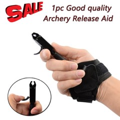 Archery Caliper Release Aids Adjustable Wrist Strap Trigger for Compound Bow 1x