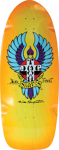 DOGTOWN BIG FOOT 70S RIDER DK-11.87X30.54 YEL/ORG FADE
